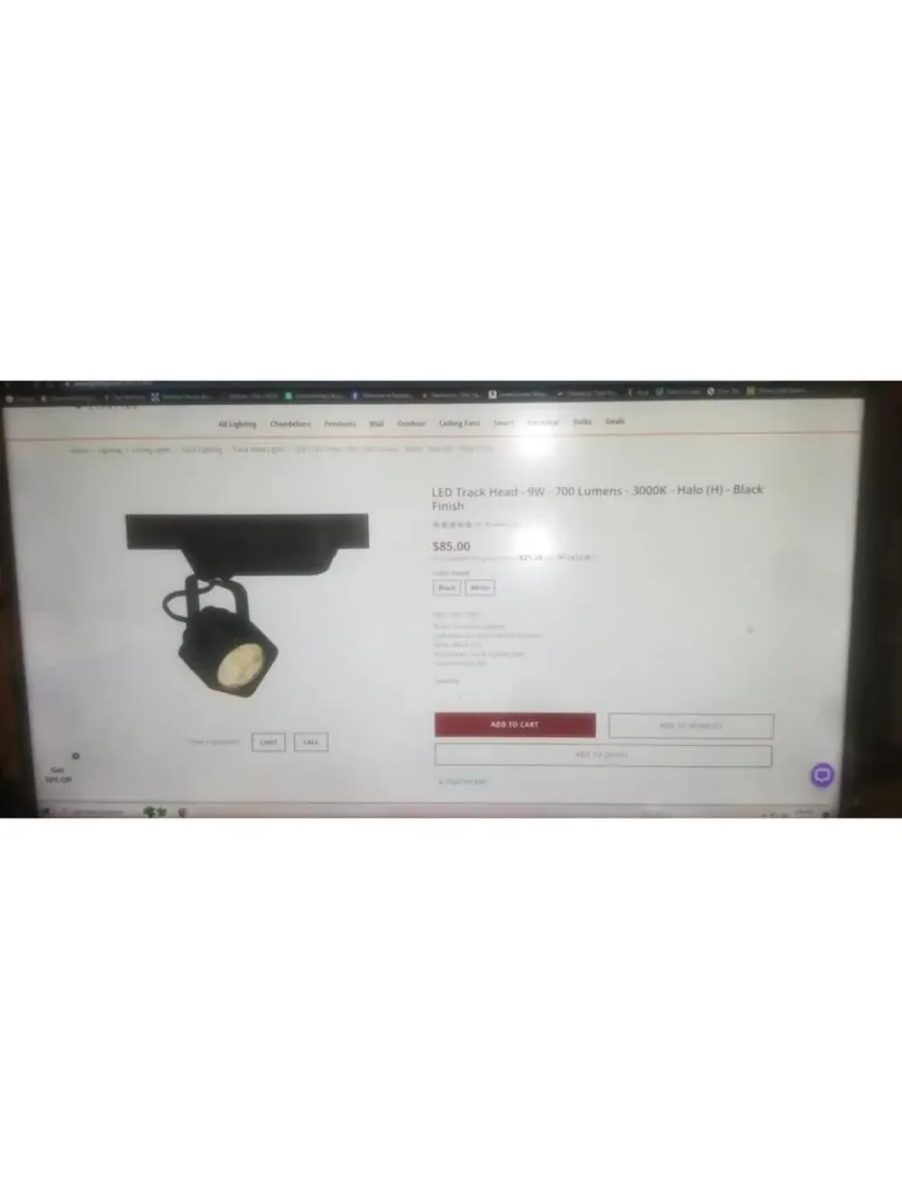 Eurofase Square black 9w LED track lighting model 29673-025